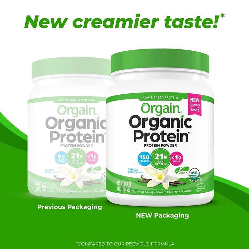 Organic Protein™ Plant Based Protein Powder - Vanilla Bean Healthcare Dietary
