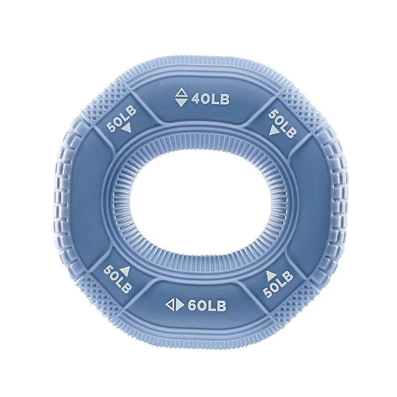 Silicone Adjustable 20-90LB Hand Grip Arm Strength Exercise Gripping Ring Fitness Gym Finger Forearm Trainer Carpal Expander