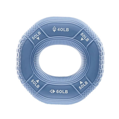 Silicone Adjustable 20-90LB Hand Grip Arm Strength Exercise Gripping Ring Fitness Gym Finger Forearm Trainer Carpal Expander