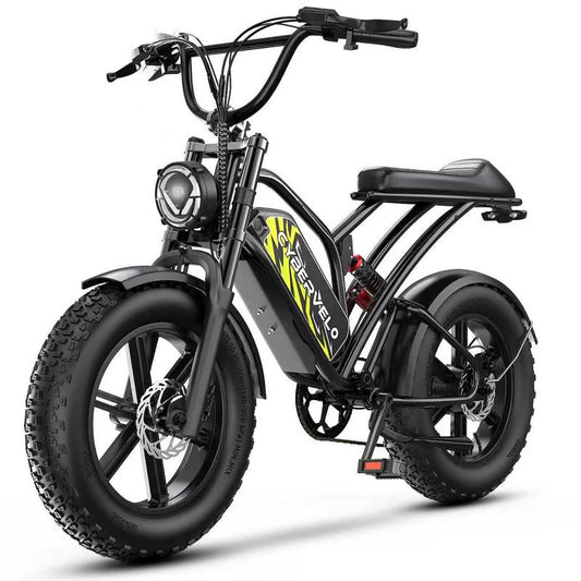 Electric Bike for Adults 1500W Peak 20" Fat Tire All-Terrain E-Bike 80+Miles 30MPH Electric Dirt Bike for Road Sand Mountain Snow - 48V 20 Battery Powered Electric Motorcycle