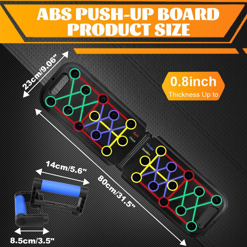 [2025 New Upgraded] Multifunctional Push up Trainer Board - Enhance Chest Muscle Strength, Boost Home & Gym Workout Efficiency, Ergonomic Design for Comfortable Exercise