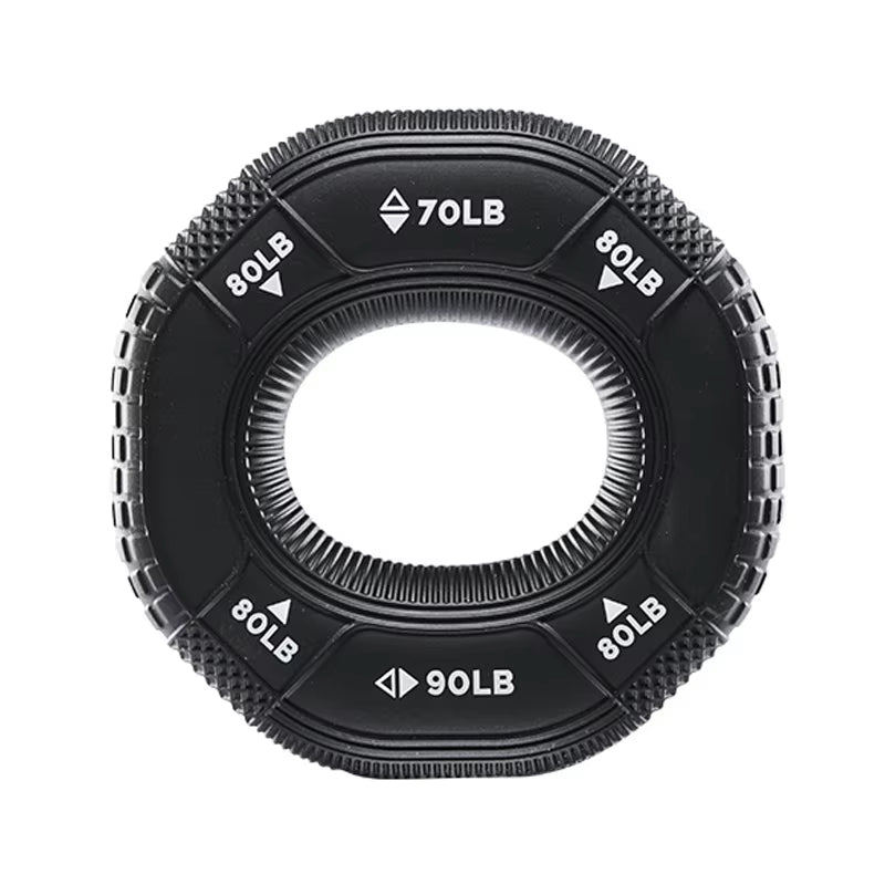 Silicone Adjustable 20-90LB Hand Grip Arm Strength Exercise Gripping Ring Fitness Gym Finger Forearm Trainer Carpal Expander