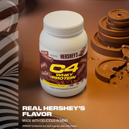 C4 Whey Protein Powder - Reece'S PB & Hershey'S Chocolate - 25G Protein