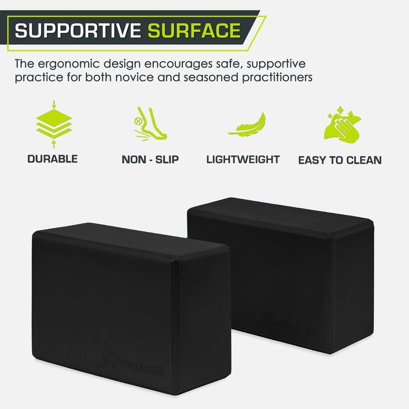 Set of 2 Foam Yoga Blocks