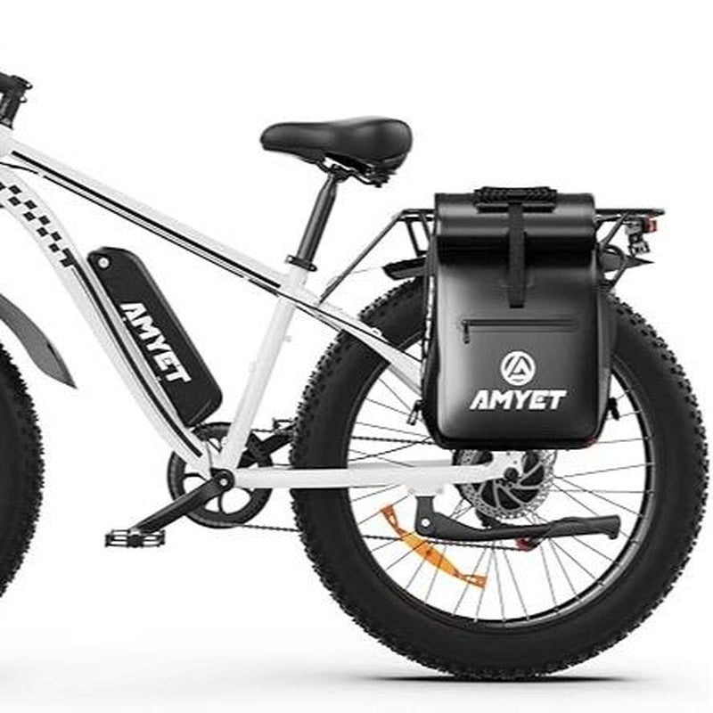 AMYET EB26 Peak 1500W Electric Bike for Adults Electric Bicycle 48V 15AH (720WH) Battery Electric Bike 26"Large Tires Mountain 28Mph 7 Speed Gears Dual Shock Absorber Electric Bike