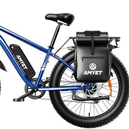 AMYET EB26 Peak 1500W Electric Bike for Adults Electric Bicycle 48V 15AH (720WH) Battery Electric Bike 26"Large Tires Mountain 28Mph 7 Speed Gears Dual Shock Absorber Electric Bike