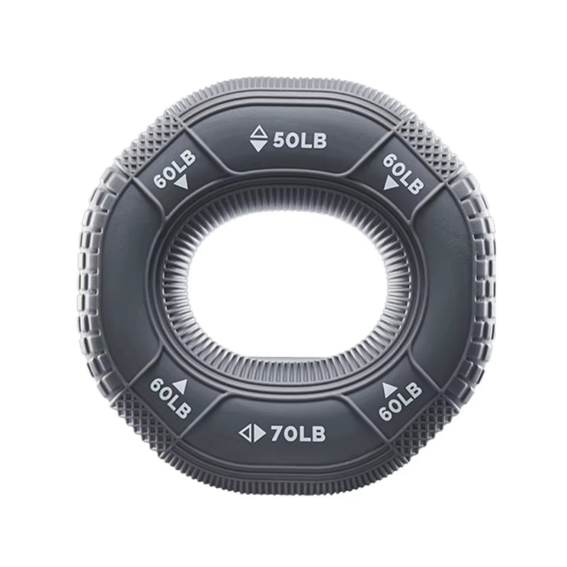 Silicone Adjustable 20-90LB Hand Grip Arm Strength Exercise Gripping Ring Fitness Gym Finger Forearm Trainer Carpal Expander