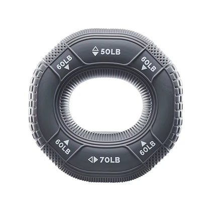 Silicone Adjustable 20-90LB Hand Grip Arm Strength Exercise Gripping Ring Fitness Gym Finger Forearm Trainer Carpal Expander