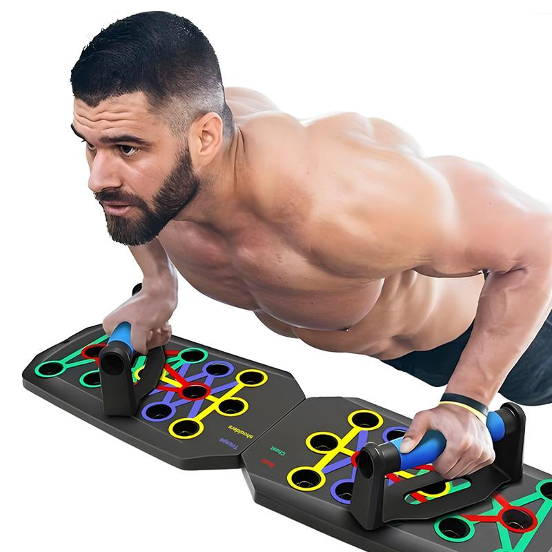 [2025 New Upgraded] Multifunctional Push up Trainer Board - Enhance Chest Muscle Strength, Boost Home & Gym Workout Efficiency, Ergonomic Design for Comfortable Exercise