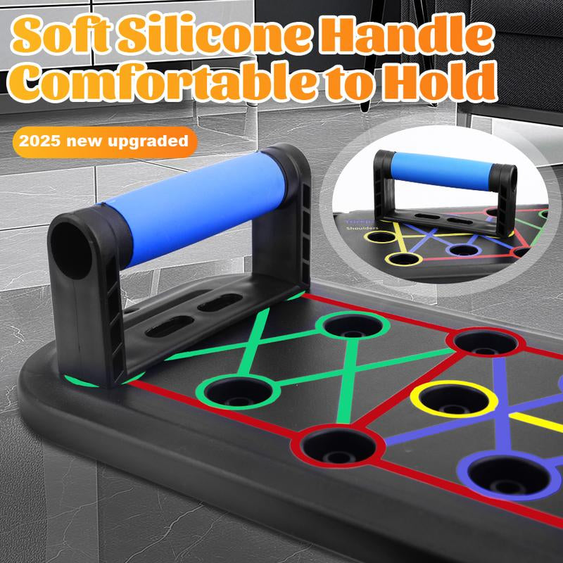 [2025 New Upgraded] Multifunctional Push up Trainer Board - Enhance Chest Muscle Strength, Boost Home & Gym Workout Efficiency, Ergonomic Design for Comfortable Exercise