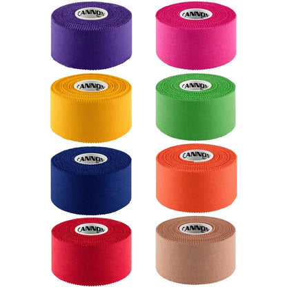 Cannon Sports Premium Athletic Tape - 1.5” X 45 Feet per Roll - Easy Tear, No Sticky Residue, Very Strong, Hypoallergenic, Latex Free - Pack of 8