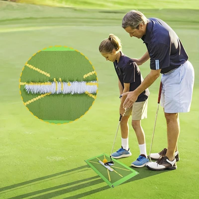 Portable Golf Training Mat, Durable & Portable Golf Hitting Mat, Golf Swing Training Aid, Golf Training Accessories for Indoor & Outdoor Practice