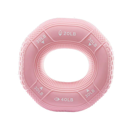 Silicone Adjustable 20-90LB Hand Grip Arm Strength Exercise Gripping Ring Fitness Gym Finger Forearm Trainer Carpal Expander