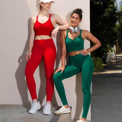 BRXL 2-Piece Set High-Waisted Yoga Pants for Women - Seamless Tummy Control& Butt Lifting Workout Leggings #Parati #Gymworkout #Tiktokmademebuyit #Fallfreshness