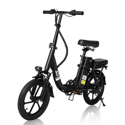 Q3 Folding Electric Bike for Adults, 500W Peak Motor with Max 30+Miles PAS Range & 20MPH Ebike, 48V 12Wh Battery Electric Bicycles Step-Thru Commuter E Bikes for Adults and Teens