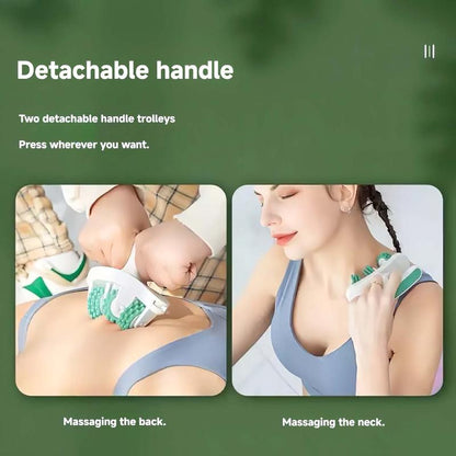 Cellulite Manual Push-Pull Roller - Thigh, Calf, Waist Push-Pull Tool - Deep Tissue Pain Relief, Body Sculpting, Anti-Inflammation and Fast Recovery, Pilates Equipment & Yoga Gear