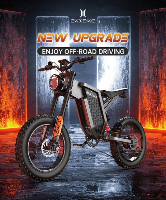 EKX X21 2000W Electric Bike 48V 35AH 20*4.0" Fat Tire E-Bike