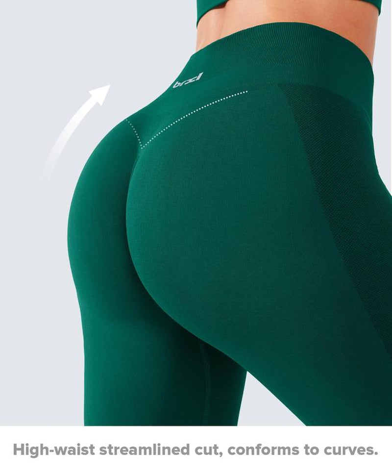BRXL 2-Piece Set High-Waisted Yoga Pants for Women - Seamless Tummy Control& Butt Lifting Workout Leggings #Parati #Gymworkout #Tiktokmademebuyit #Fallfreshness