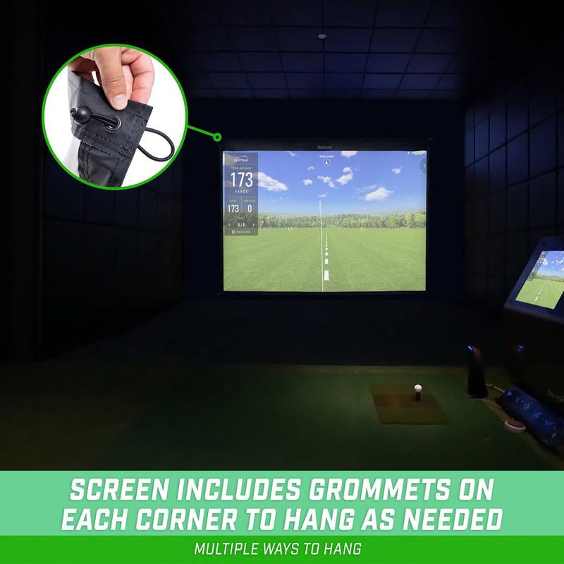 Gosports 10 Ft Golf Simulator Impact Screen (Simulator Sold Separately)