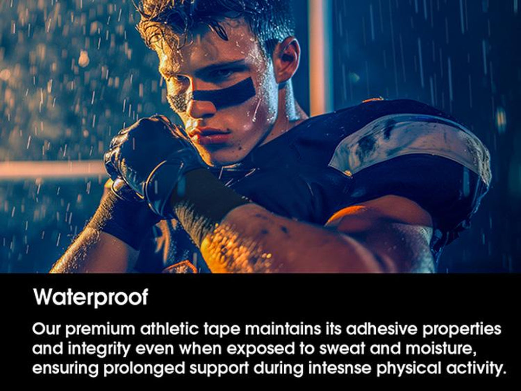 Cannon Sports Premium Athletic Tape - 1.5” X 45 Feet per Roll - Easy Tear, No Sticky Residue, Very Strong, Hypoallergenic, Latex Free - Pack of 8