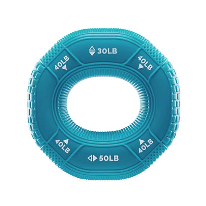 Silicone Adjustable 20-90LB Hand Grip Arm Strength Exercise Gripping Ring Fitness Gym Finger Forearm Trainer Carpal Expander