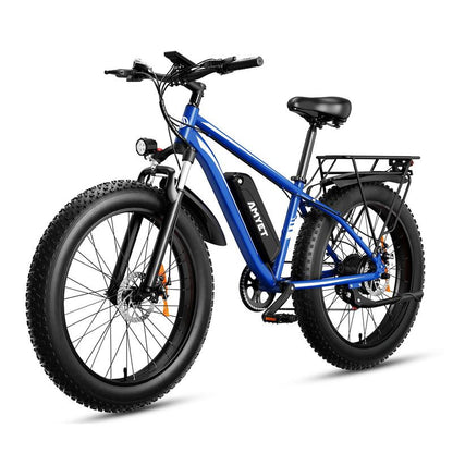 AMYET EB26 Peak 1500W Electric Bike for Adults Electric Bicycle 48V 15AH (720WH) Battery Electric Bike 26"Large Tires Mountain 28Mph 7 Speed Gears Dual Shock Absorber Electric Bike
